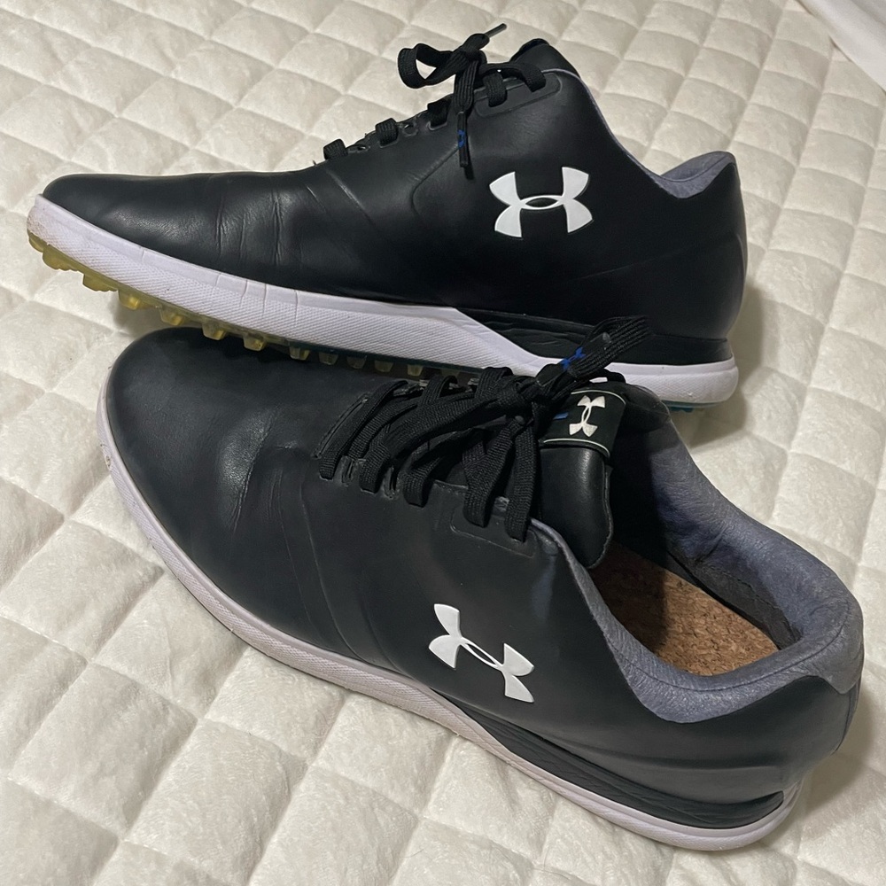 Under Armour Black and White Athletic Shoes